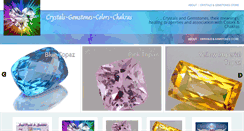 Desktop Screenshot of crystals-gemstones-colors-chakras.globalspiritualmarket.com