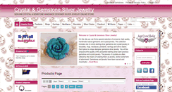 Desktop Screenshot of crystal-gemstone-jewelry.globalspiritualmarket.com