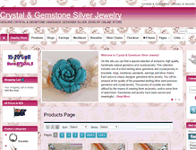 Tablet Screenshot of crystal-gemstone-jewelry.globalspiritualmarket.com
