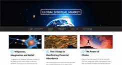 Desktop Screenshot of globalspiritualmarket.com