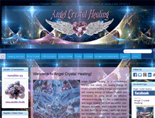 Tablet Screenshot of angelcrystalhealing.globalspiritualmarket.com